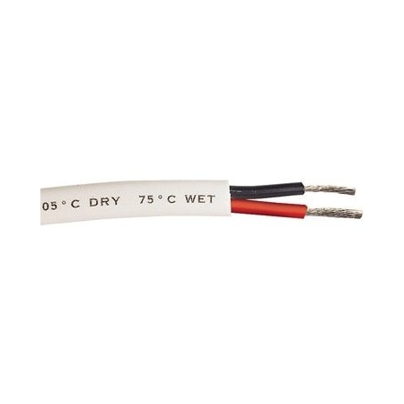 East Penn Primary Wire, Marine, 16 AWG, Copper, Black/Red, PVC Jacket, Stranded 04536
